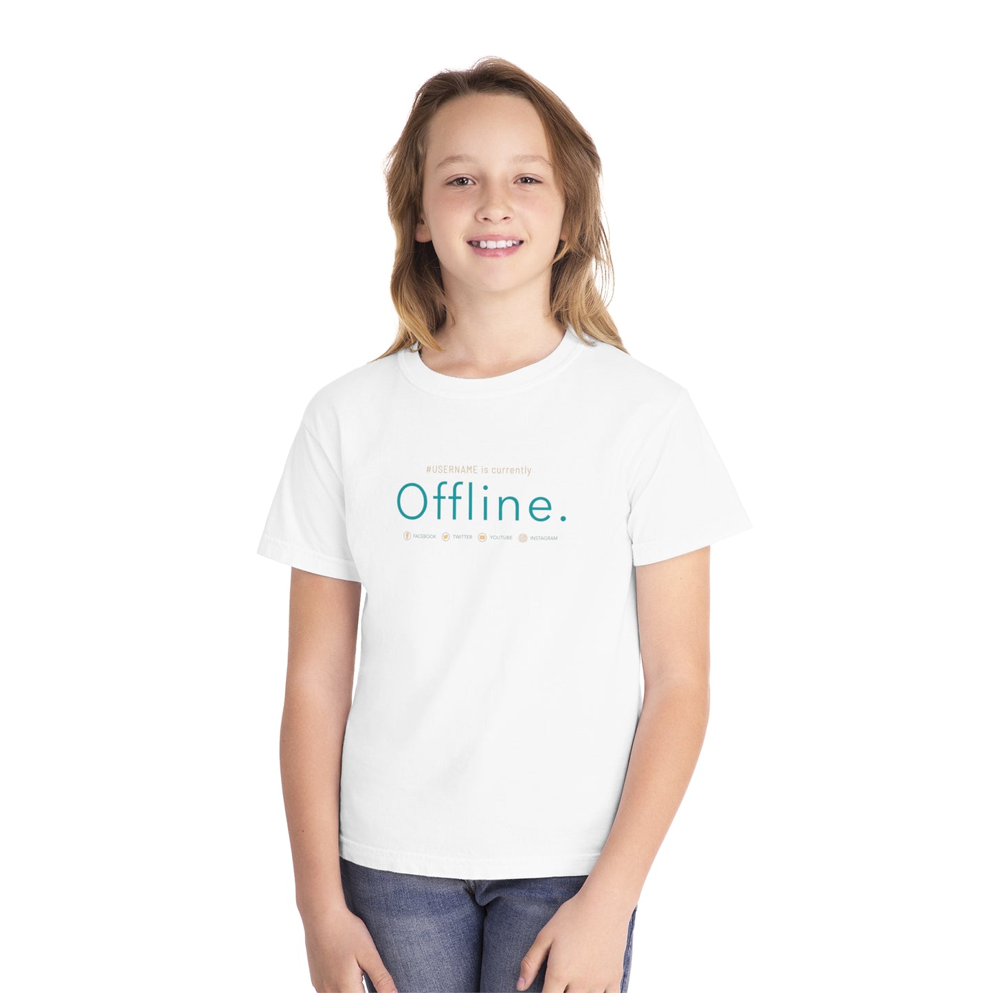 Social Media Statement Youth T-shirt