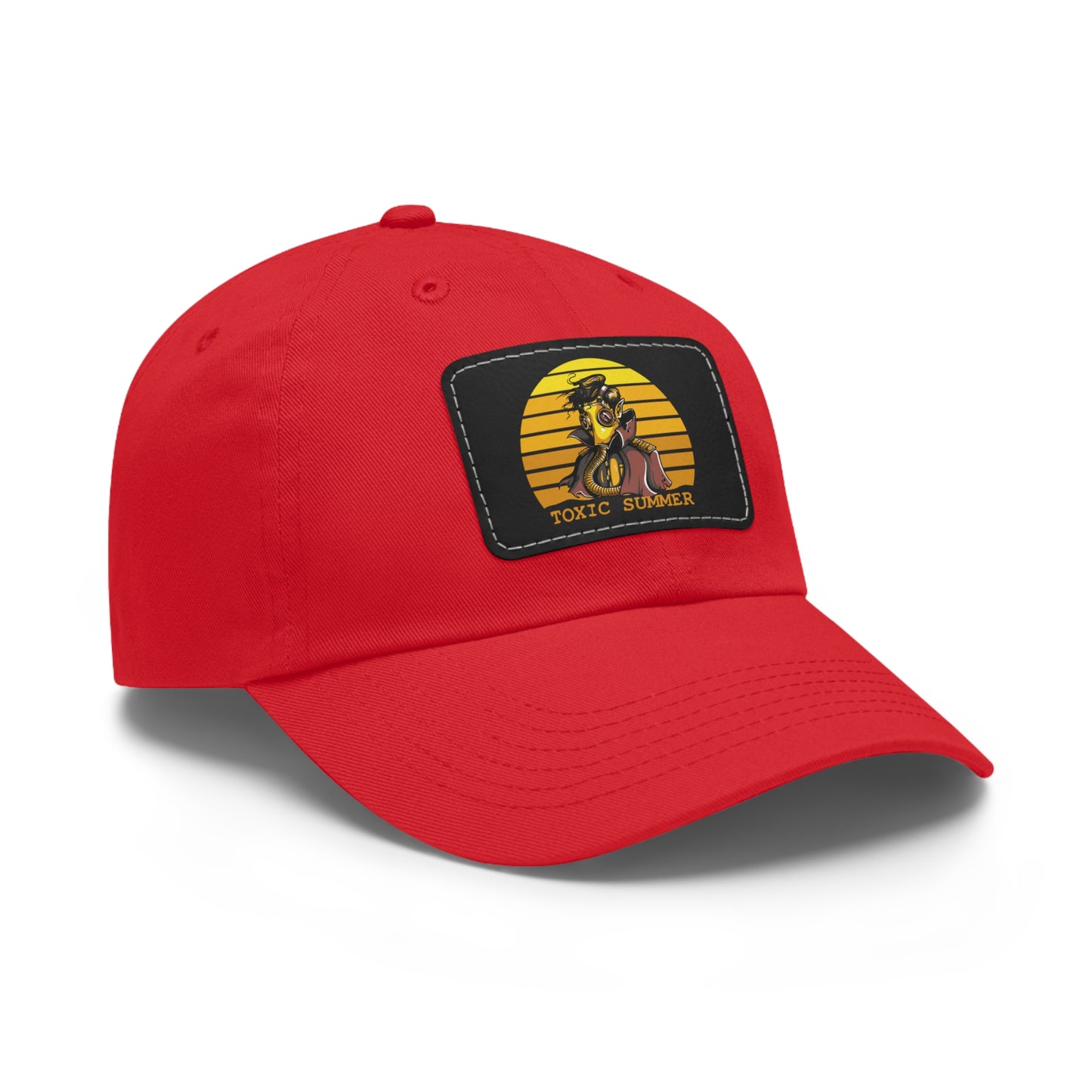 Toxic Summer Unisex Hat with Leather Patch - Cap for Summer Vibes