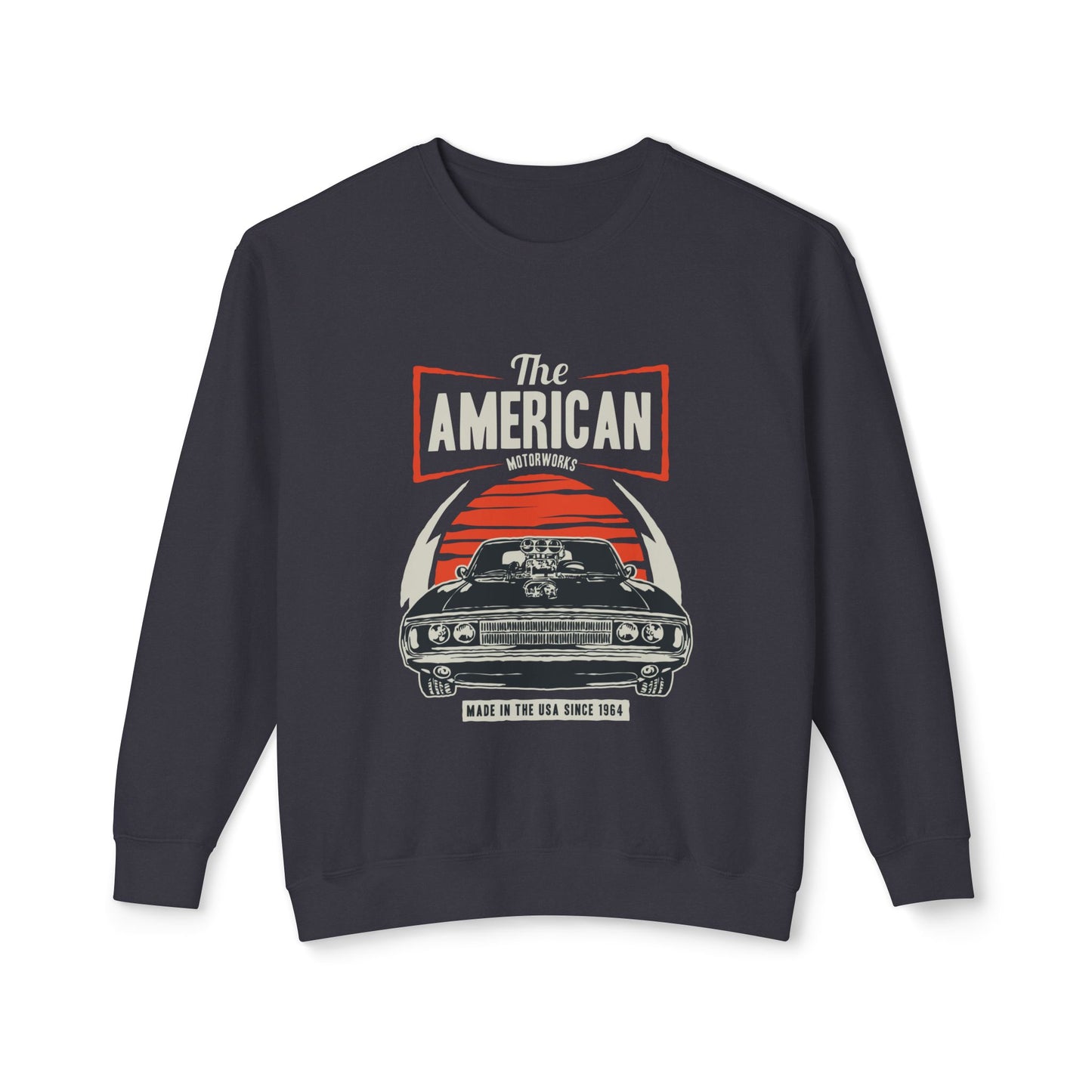 Men's Sweatshirt  "The American Vintage Crewneck" Classic Car Fans