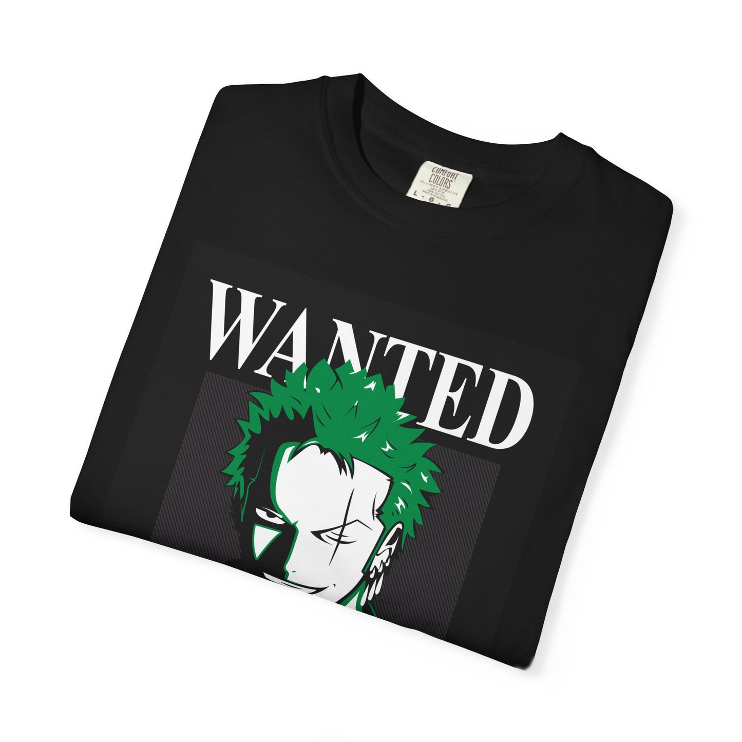 Unisex Wanted Roronoa Zoro T-Shirt Perfect for Fans, Casual Wear, and Gifting