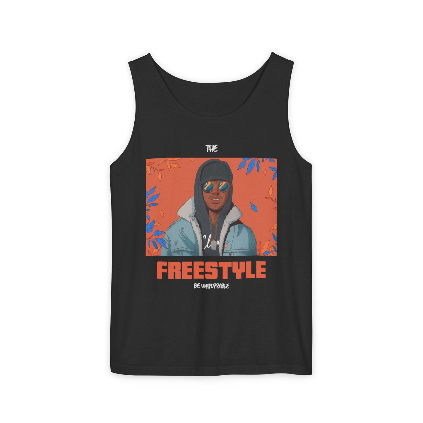 Men's Freestyle Graphic Tank Top Summer Vibes Casual Wear