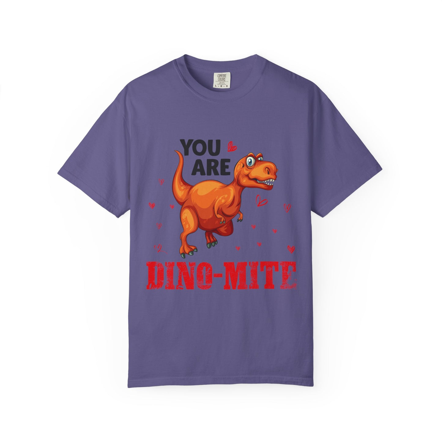 Dino-Mite T-Shirt - Valentine's Day and Dinosaur Lovers Gift