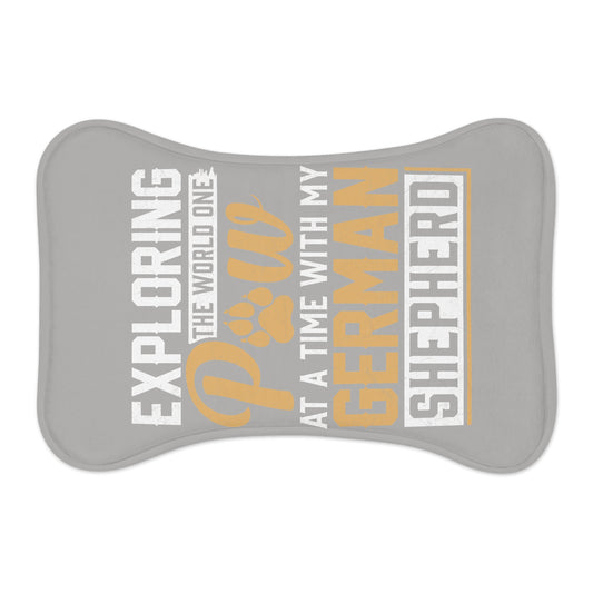 Personalyzed Dog Feeding Mat German Shepherd Pet Mat for Dog Lovers