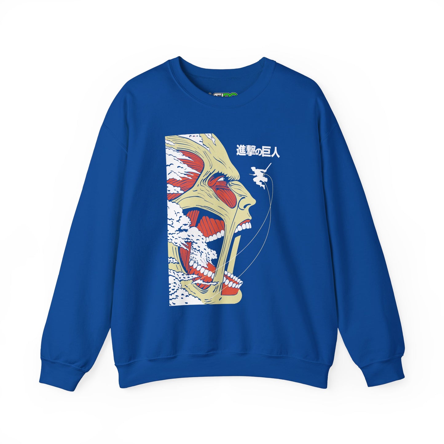 Unisex Heavy Sweatshirt Artistic Unique Face Design