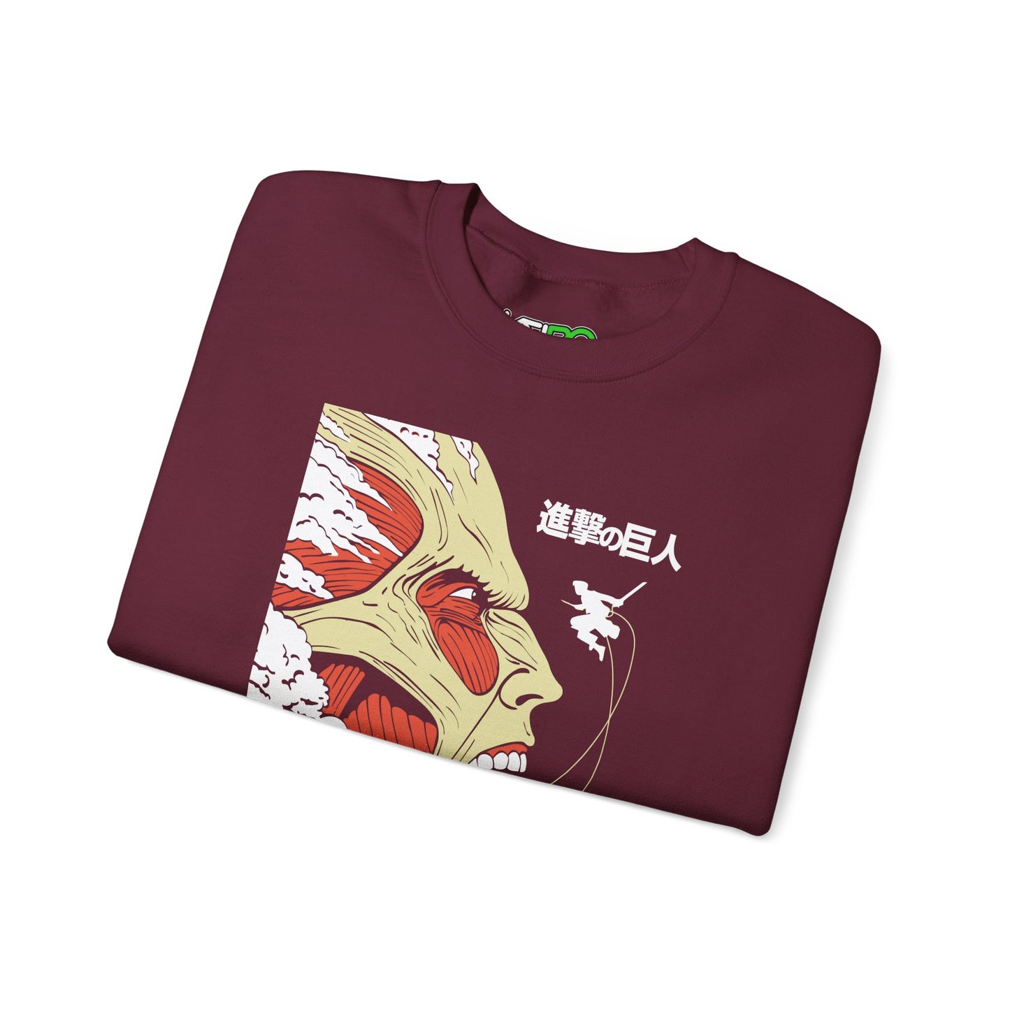 Unisex Heavy Sweatshirt Artistic Unique Face Design