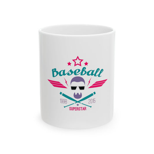 Baseball Superstar Ceramic Mug 11oz