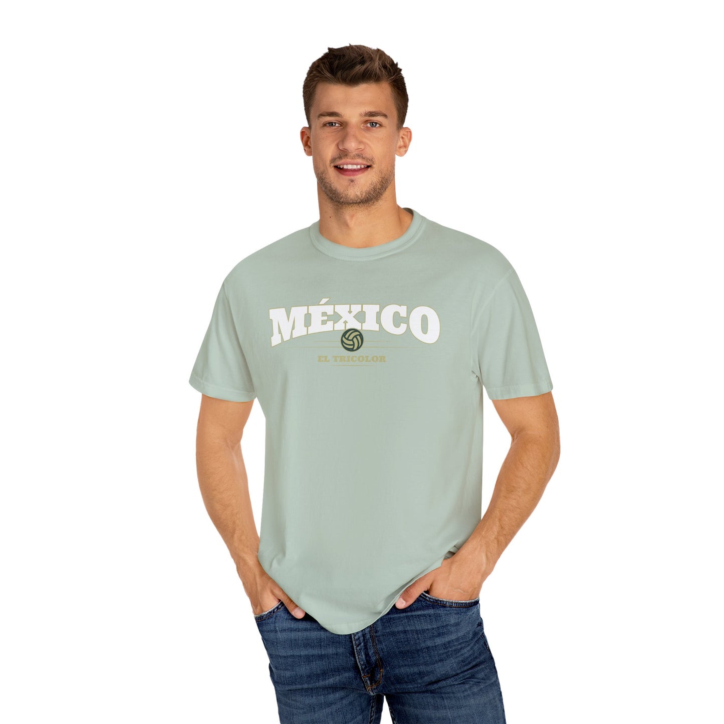 México El Tricolor Unisex T-Shirt Casual Summer Style