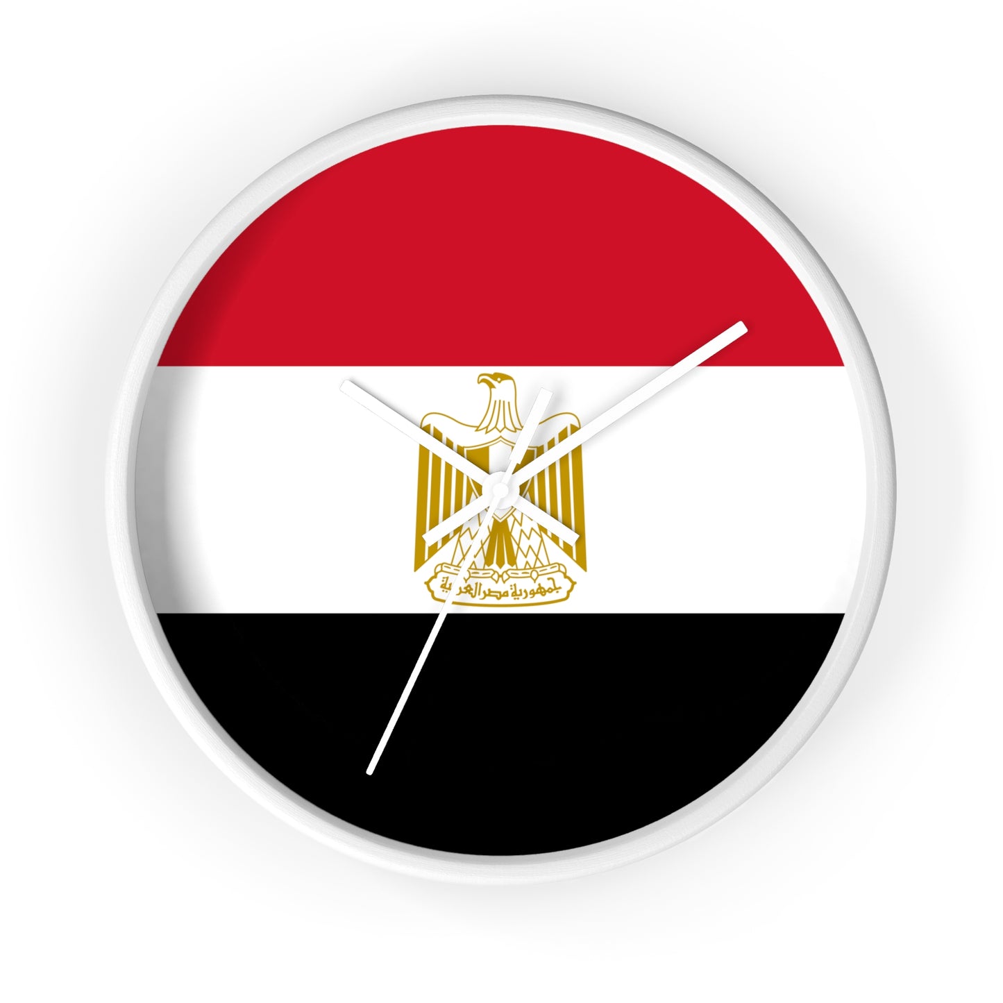 Egyptian Flag Wall Clock - Stylish Home Decor for National Holidays