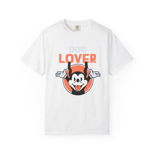 Men Dog Lover Garment-Dyed T-Shirt