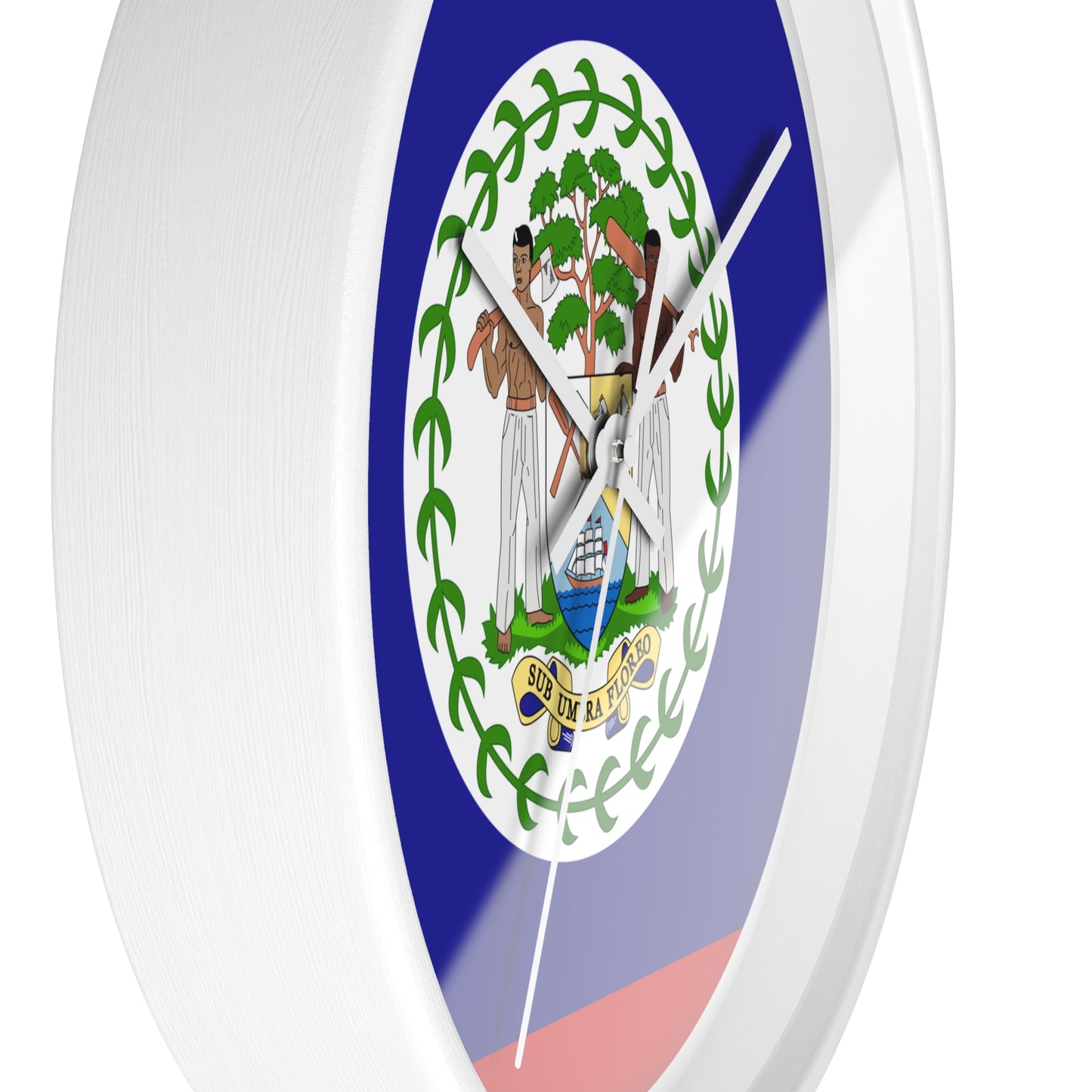 Belize Flag Wall Clock - Unique Home Decor for Belizean Pride