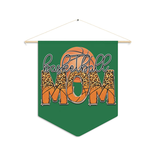 Basketball Mom Pennant - Sporty Decor for Proud Moms