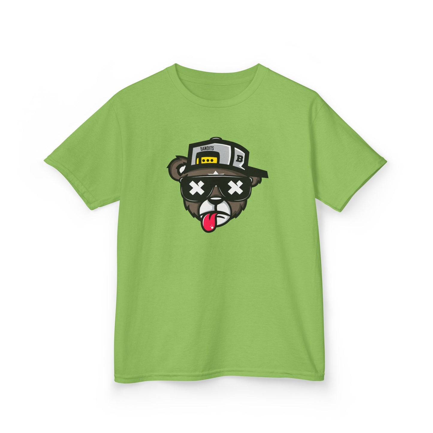 Cool Graphic Kids Tee with Funky Bear Design