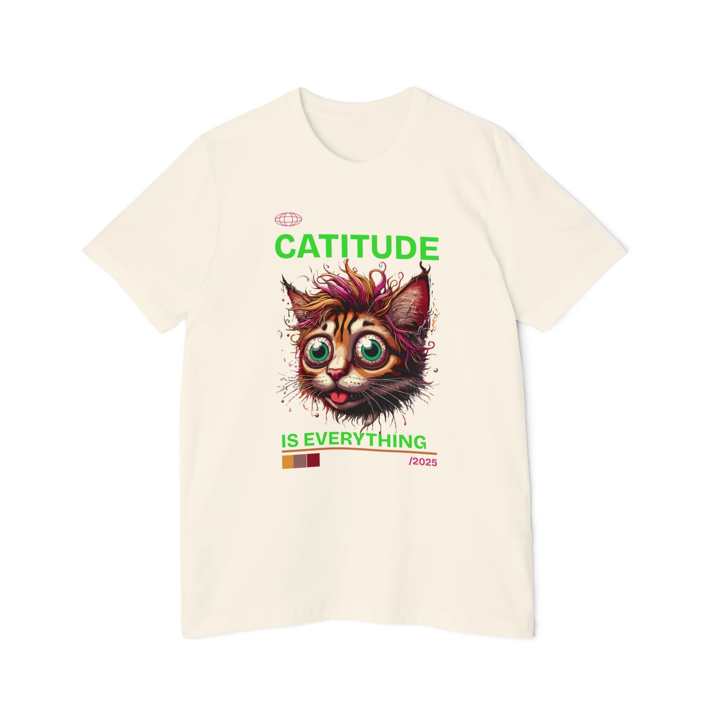 Catitude Is Everything Women's T-Shirt – Fun & Quirky Cat Design Tee