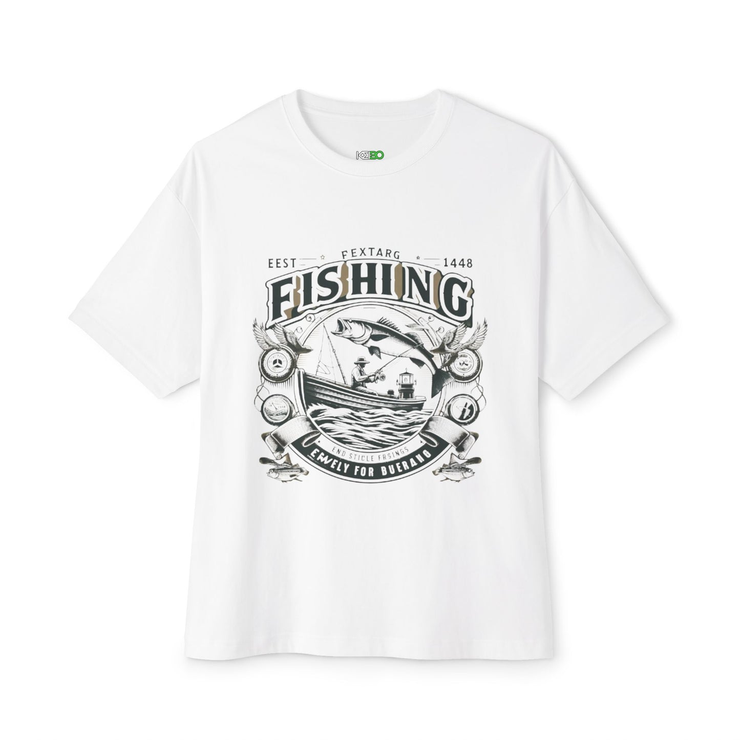 Fishing Lovers Men’s Oversized Tee - Outdoor Adventure T-shirt