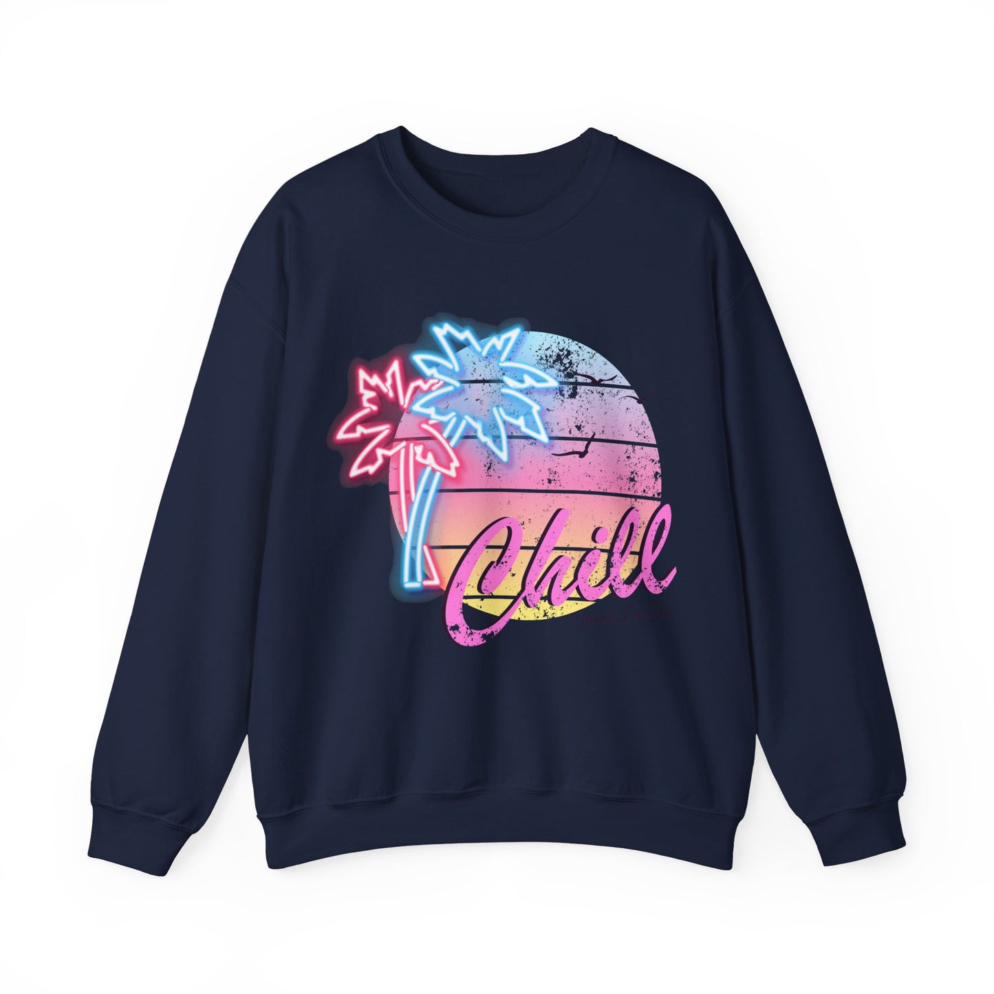 Chill Summer Vibes Unisex Crewneck Sweatshirt