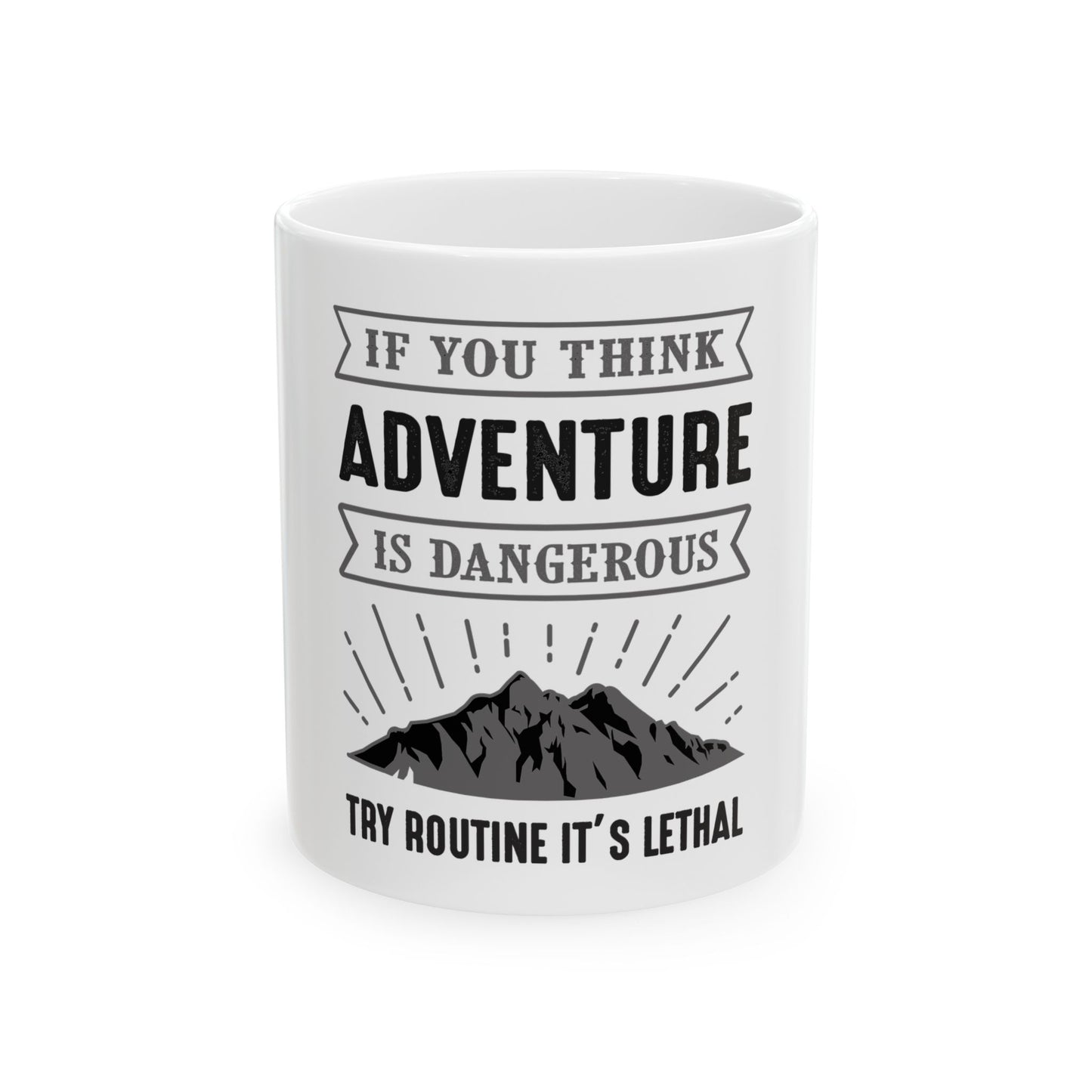 Adventure Lovers Ceramic Mug - Perfect Gift for Outdoor Enthusiasts