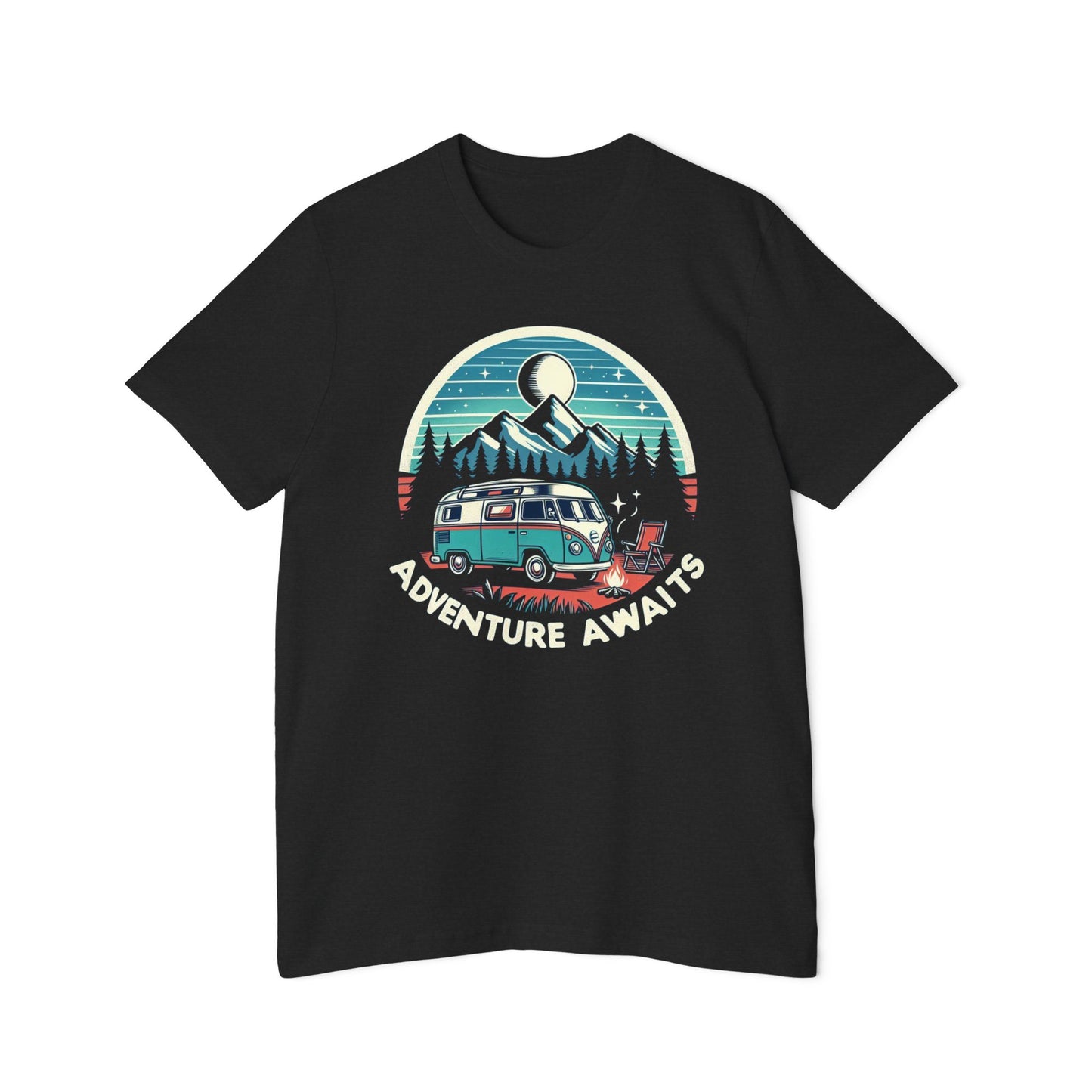 Adventure Awaits Women's T-Shirt – USA-Made Travel Tee for Explorers