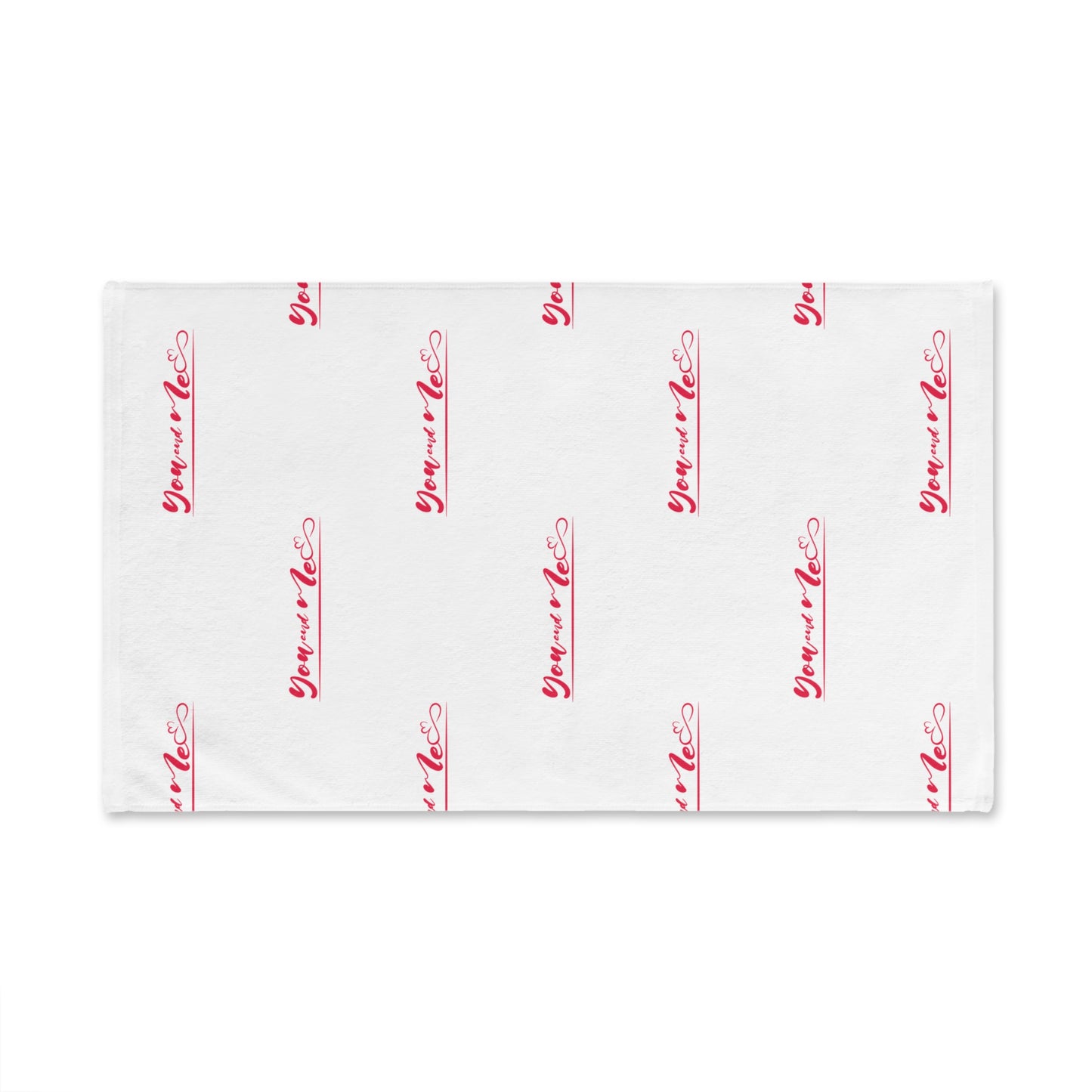 Romantic Hand Towel - 'You & Me' Design for Couples