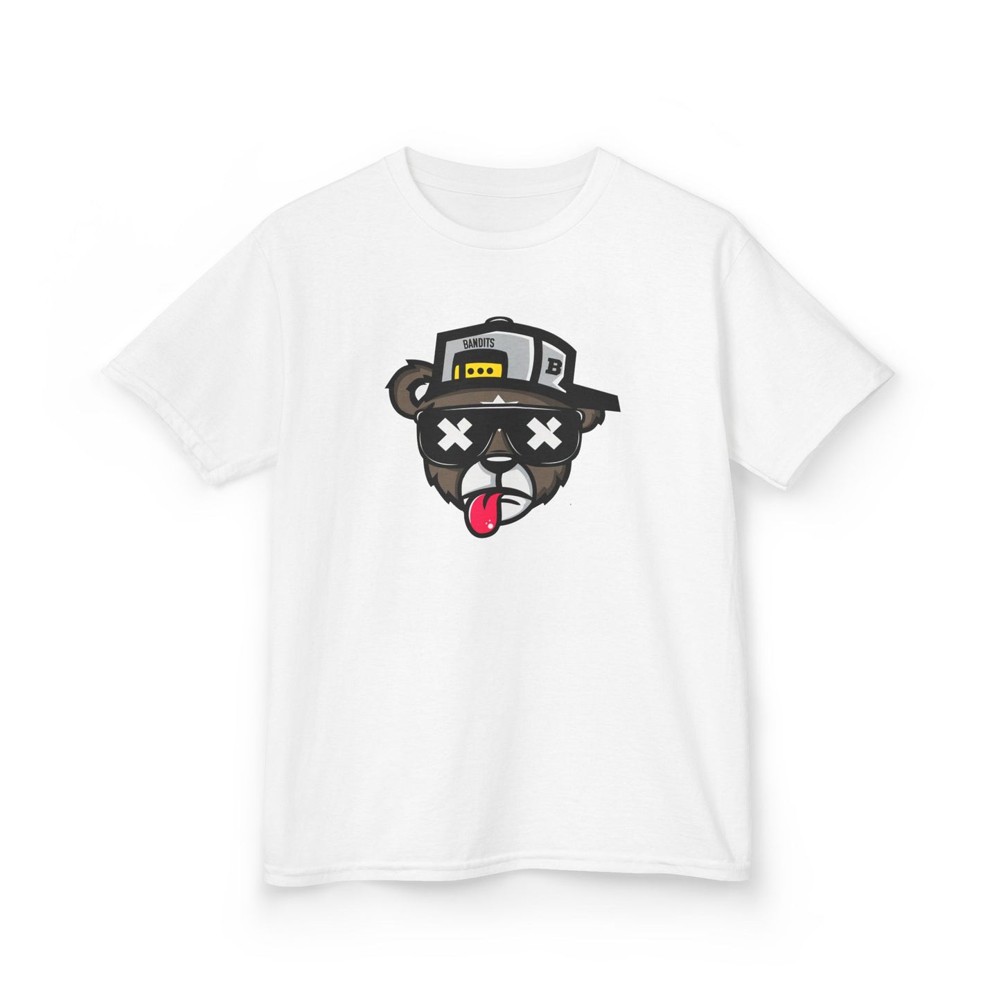 Cool Graphic Kids Tee with Funky Bear Design