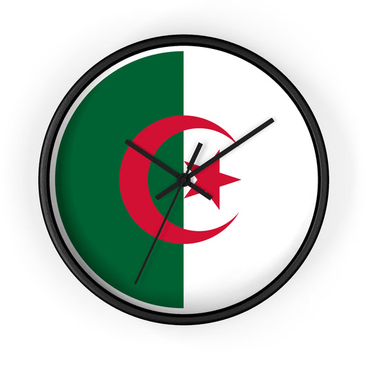 Algerian Flag Wall Clock - Stylish Home Decor for National Pride