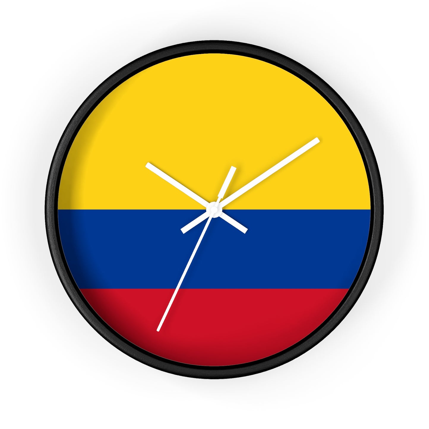 Colombian Flag Wall Clock - Vibrant Home Decoration for Proud Colombians
