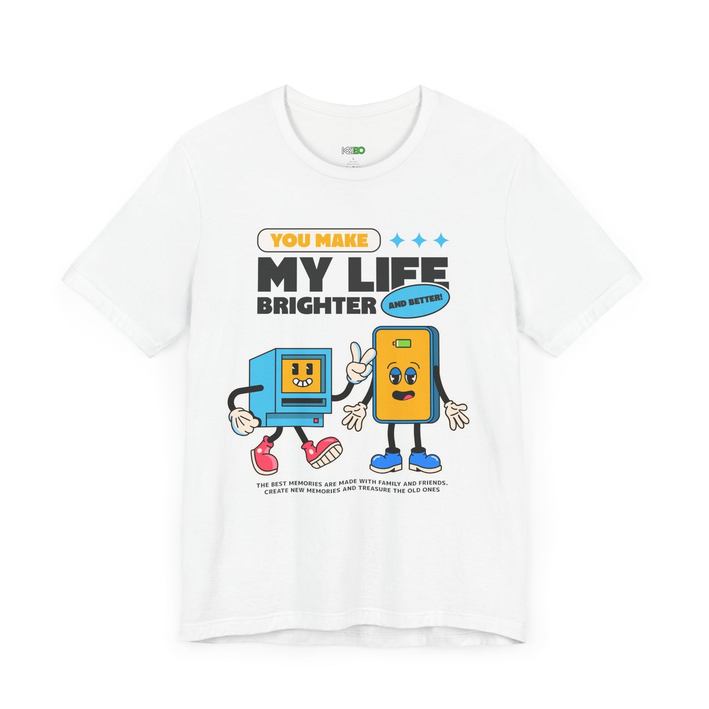 You Make My Life Brighter Men's Short Sleeve Tee – Gift for Friends