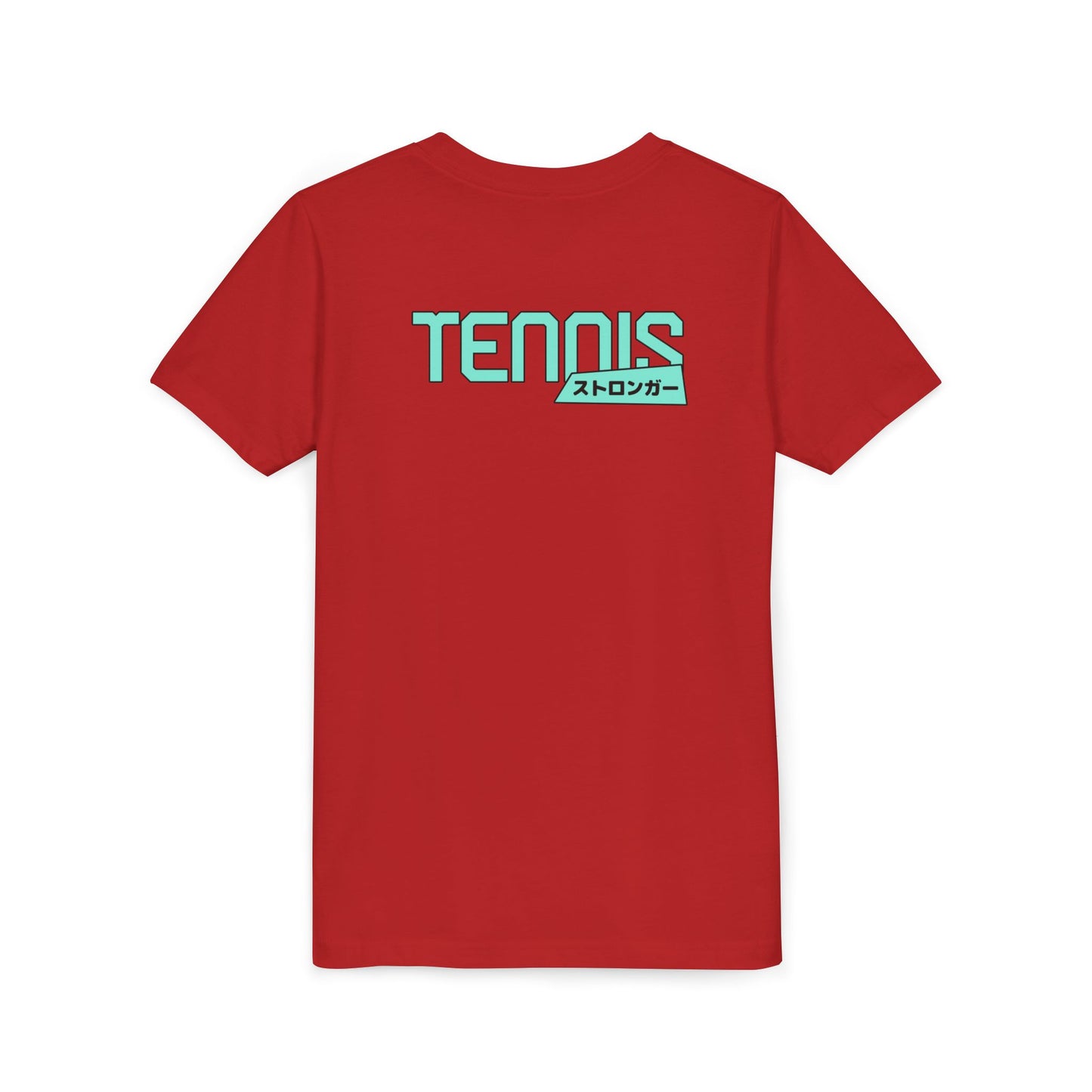 Youth Anime Tennis Short Sleeve Tee – Cool Graphic Sport Tee for Kids