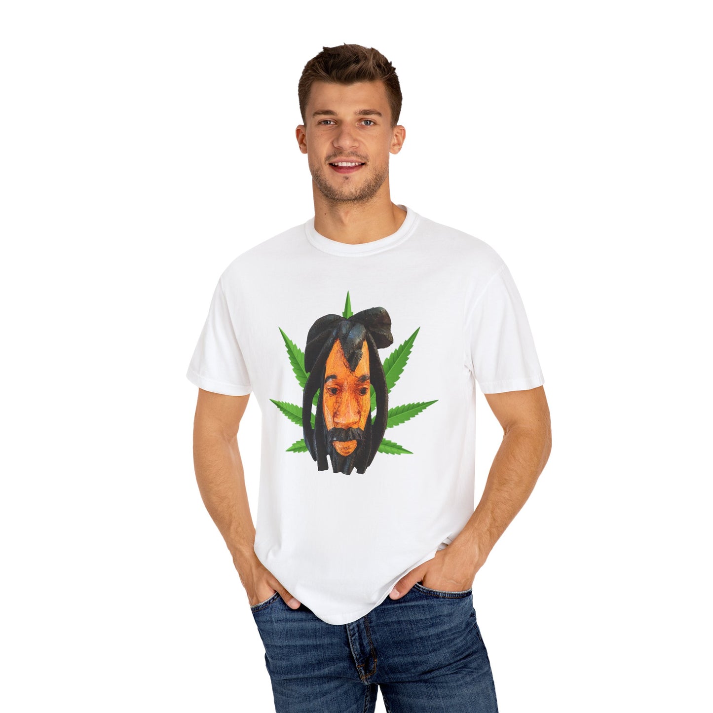 Unisex Cannabis Vibe T-Shirt - Unique Dreadlock Design
